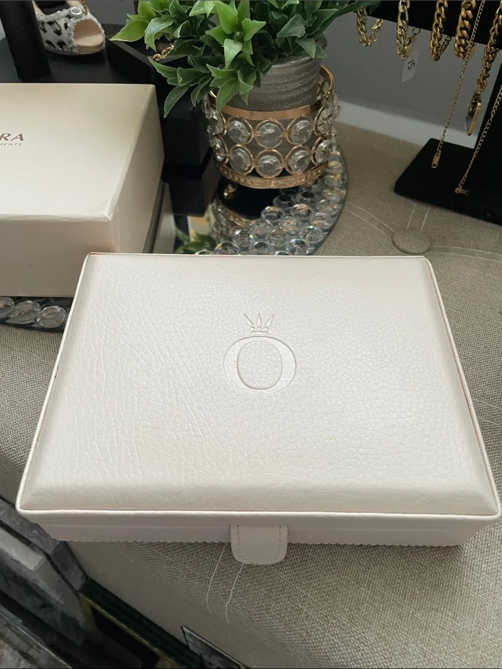 ✨Pandora Limited Edition Jewelry Case in Light Beige, Gift Boxed✨NEW